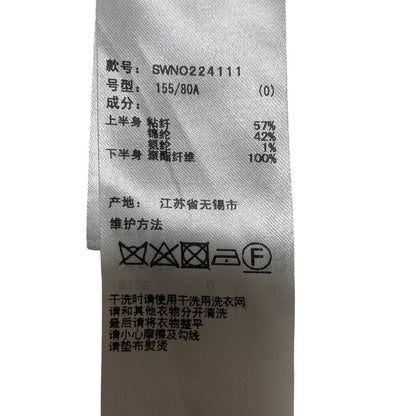 スナイデル リブニット切替ワンピース