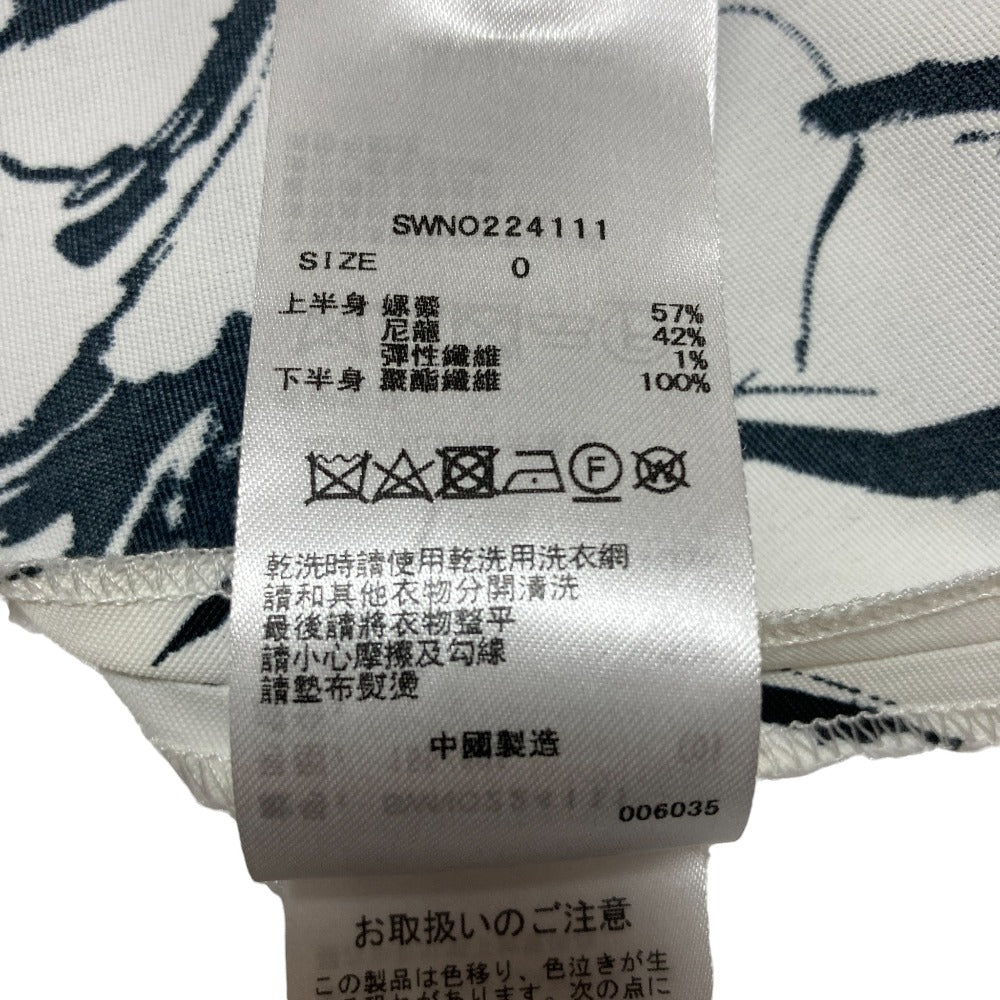 スナイデル リブニット切替ワンピース