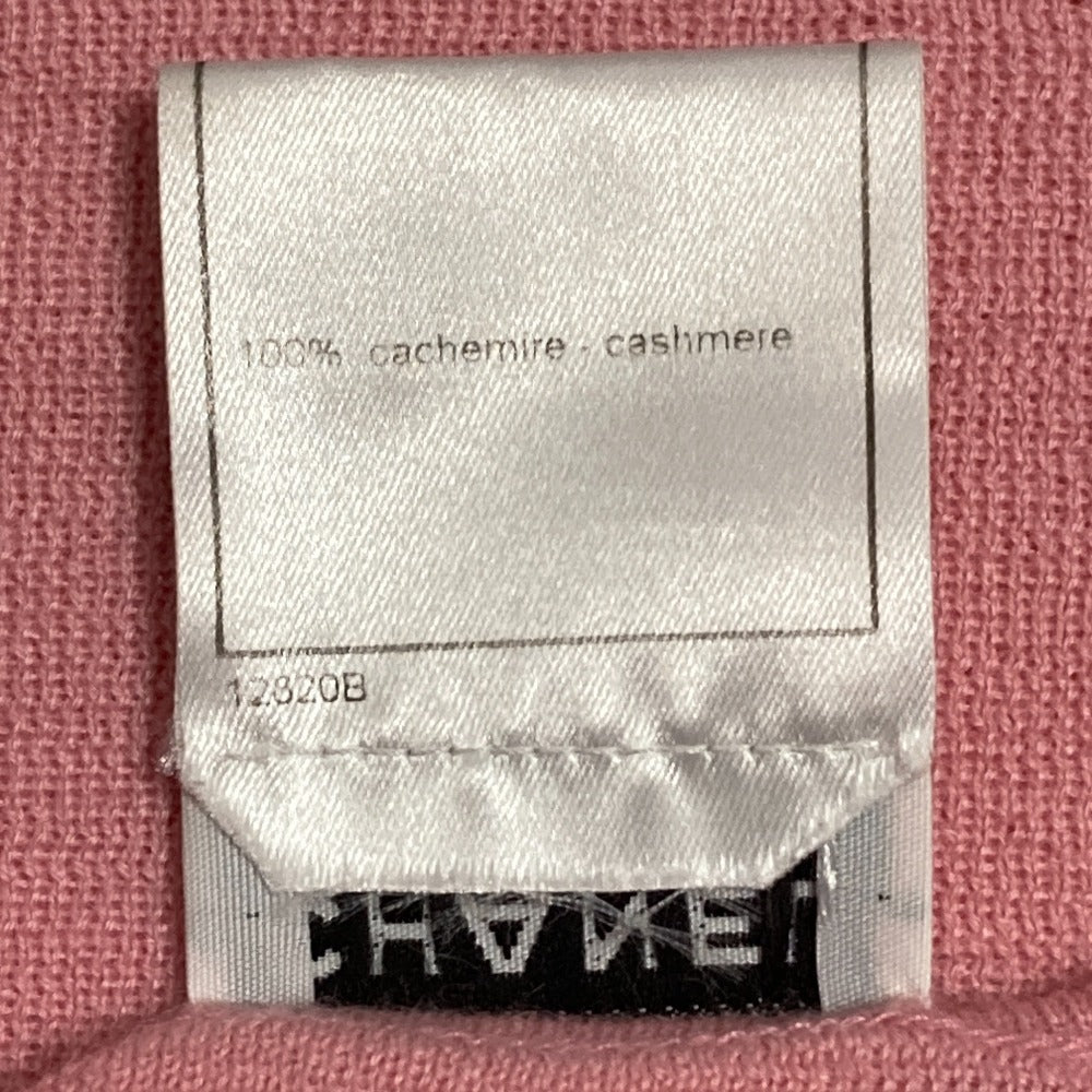 シャネル カシミヤノースリーブニットベスト