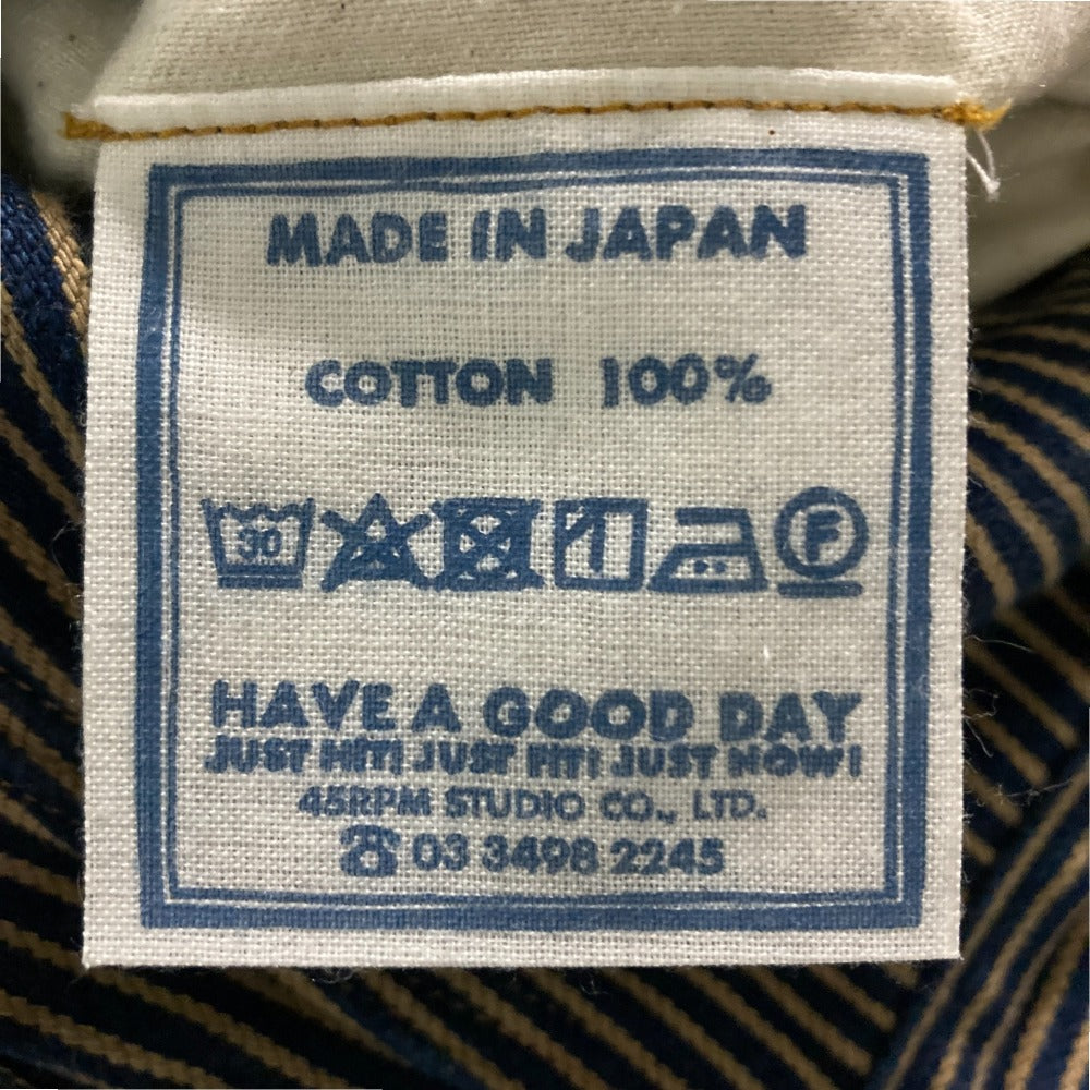 45R モンブラウンヒッコリー 908山ペインターパンツ デニム パンツ
