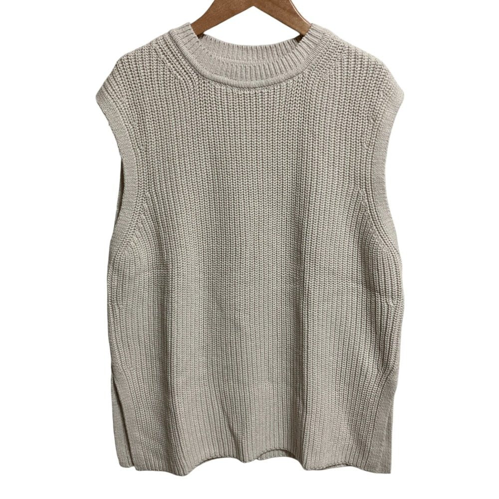 セオリーリュクス BROOME TULLY クロシェニットノースリーブ