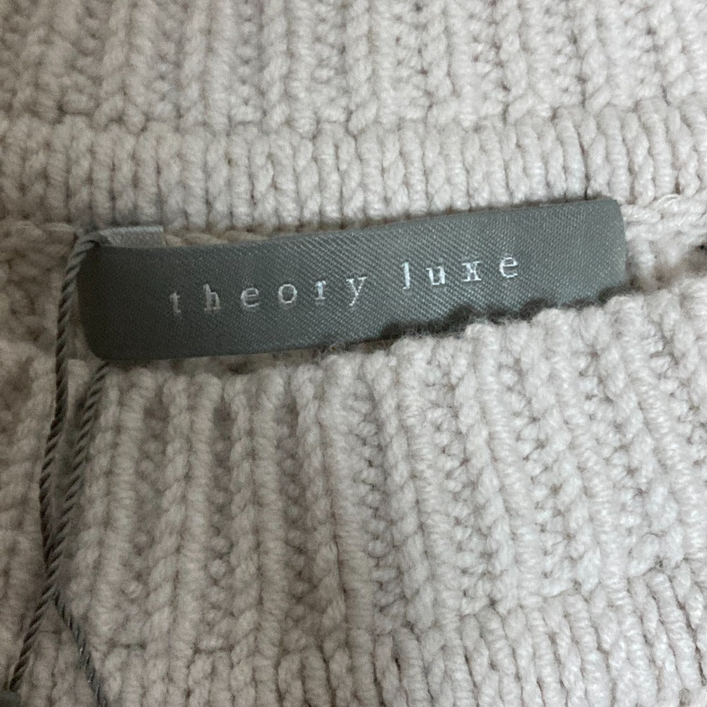 セオリーリュクス BROOME TULLY クロシェニットノースリーブ