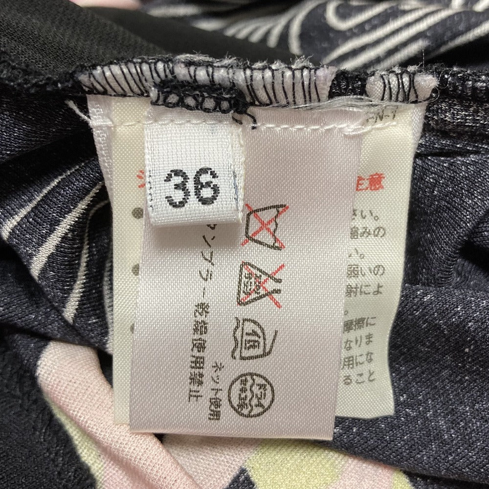 レオナールパリ フラワープリント シルクワンピース