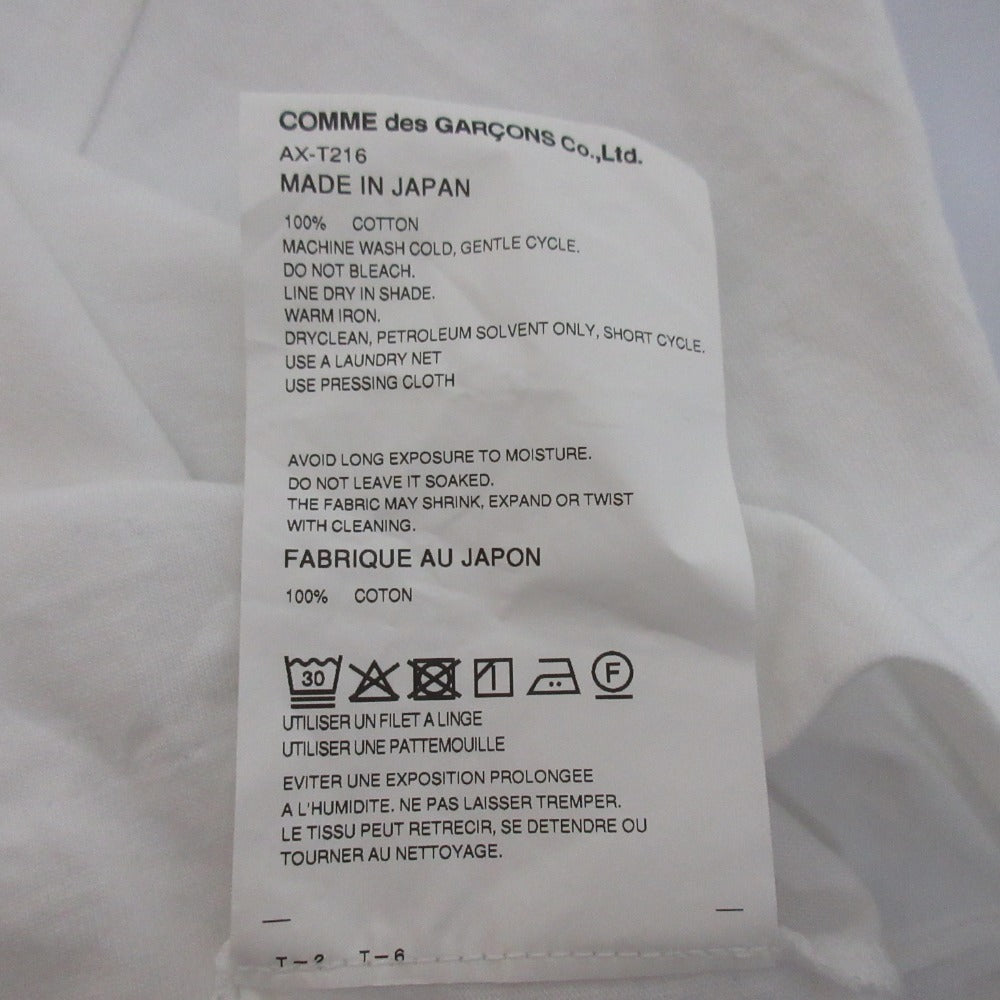 プレイコムデギャルソン ハートワッペン Tシャツ