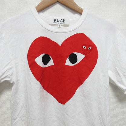 プレイコムデギャルソン ハートプリント Tシャツ