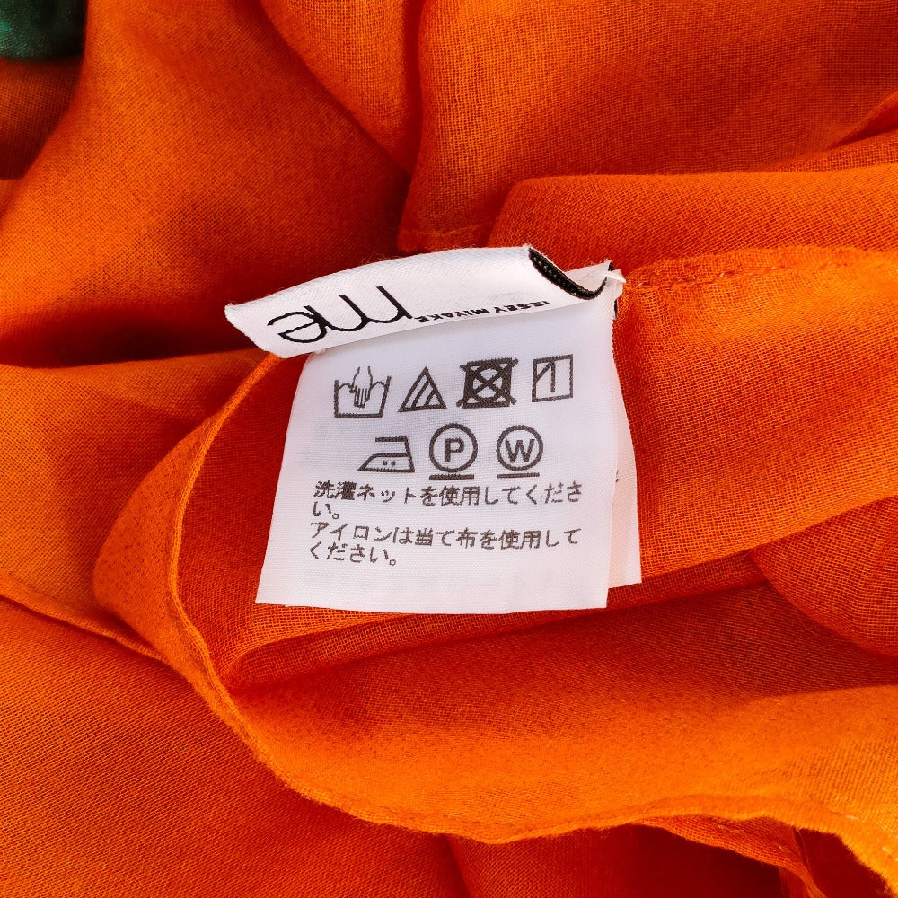 me ISSEY MIYAKE プリント大判フリンジストール