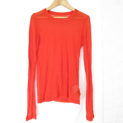 BATONER MELTY RIB U NECK LONG SLEEVE T-SHIRT コットン カットソー