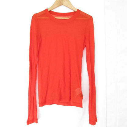 BATONER MELTY RIB U NECK LONG SLEEVE T-SHIRT コットン カットソー