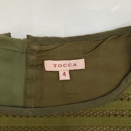 TOCCA メッシュボーダーワンピース
