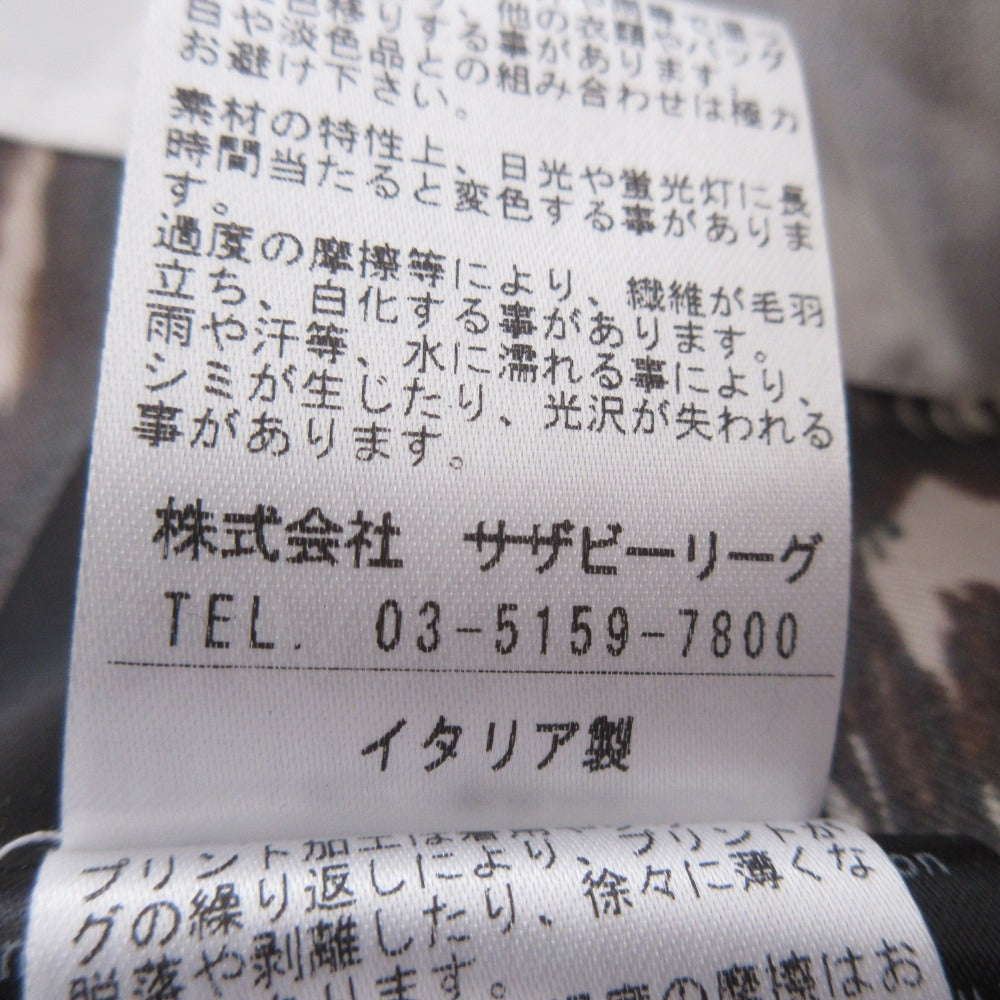 カルバン クライン レオパード シルクワンピース