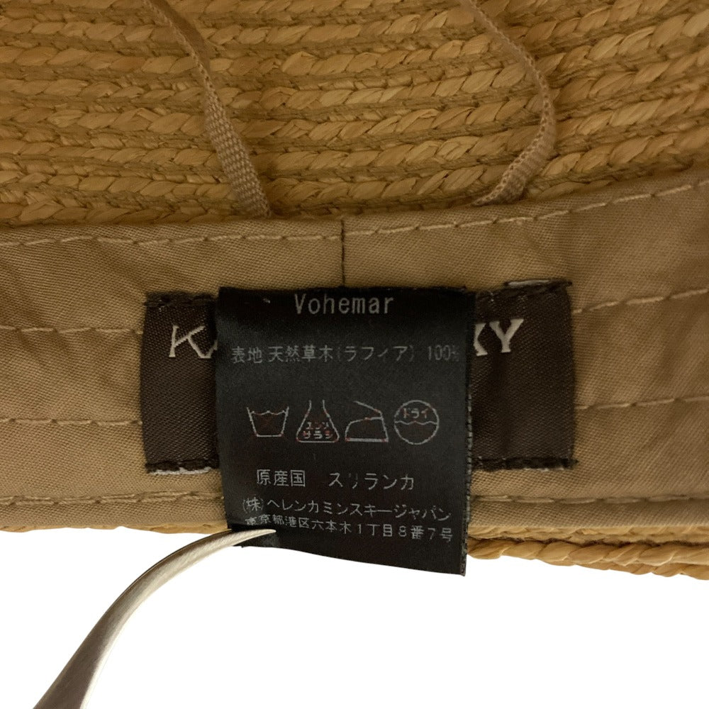 カミンスキー エックスワイ ラフィアハット