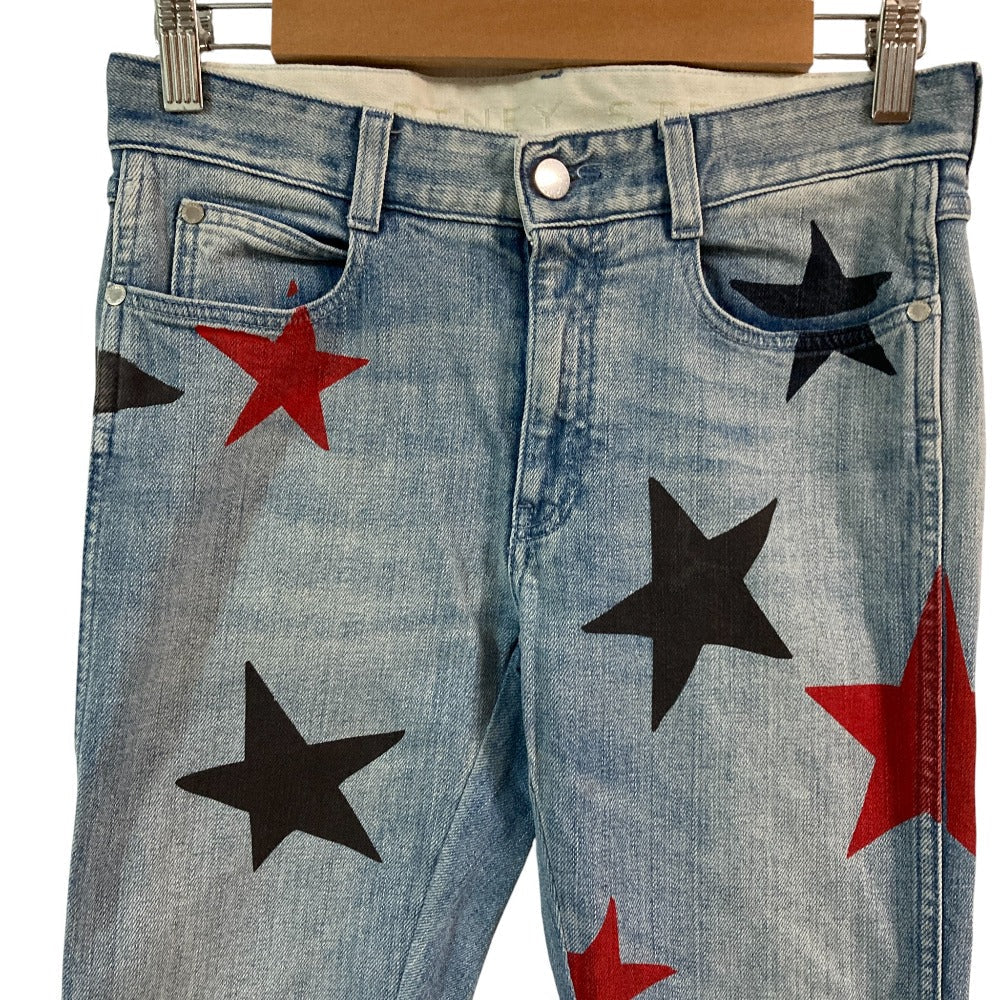 ステラマッカートニー スタープリント ストレッチデニムパンツ