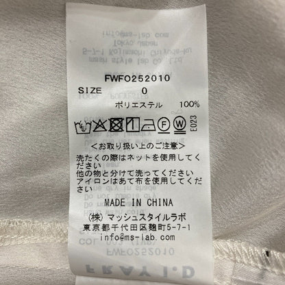 FRAY I.D 2wayシフォンサテンストライププリントワンピース