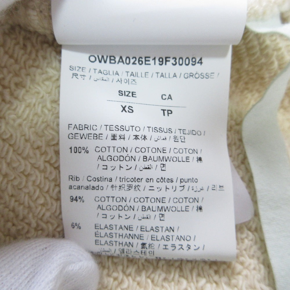 オフホワイト OWBA026E19F30094 プルオーバースウェット