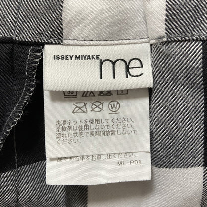 me ISSEY MIYAKE ギンガムチェック プリーツパンツ