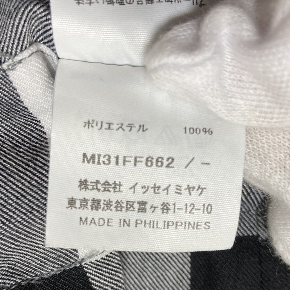 me ISSEY MIYAKE ギンガムチェック プリーツパンツ