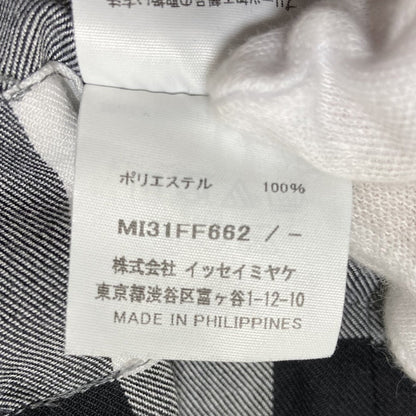 me ISSEY MIYAKE ギンガムチェック プリーツパンツ