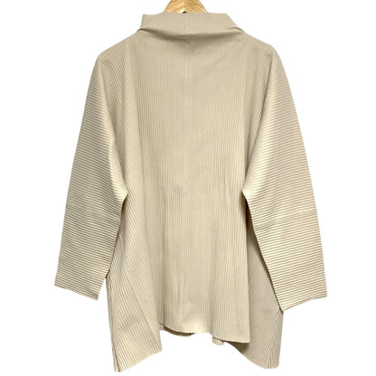 me ISSEY MIYAKE スタンドカラーワイドシャツ