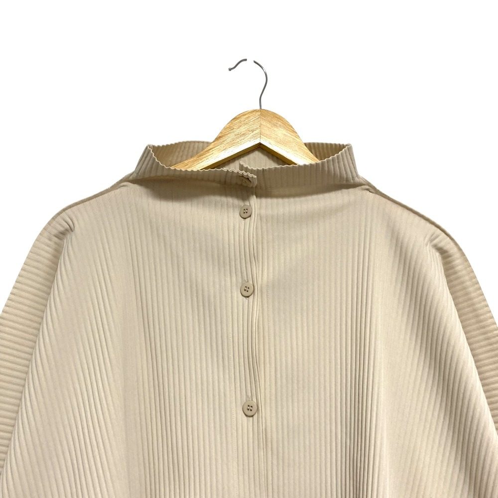 me ISSEY MIYAKE スタンドカラーワイドシャツ
