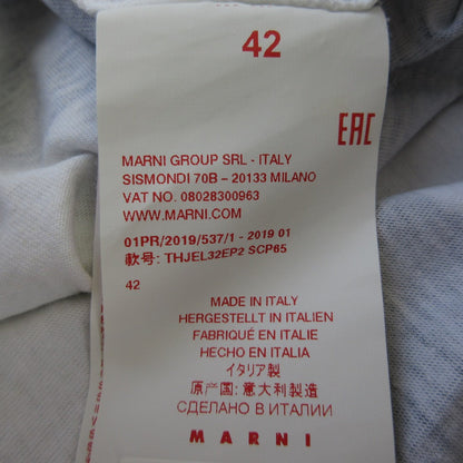 マルニ プリント切替ショートスリーブカットソー