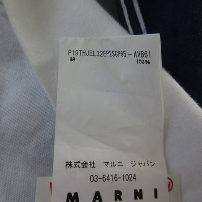 マルニ プリント切替ショートスリーブカットソー