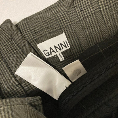 GANNI グレンチェックキュロットパンツ