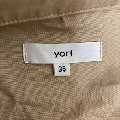 yori 比翼デザインフレアシャツワンピース