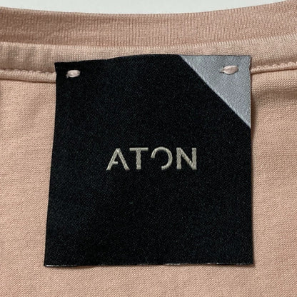 ATON クルーネックロングスリーブカットソー
