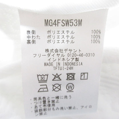 マンシングウェア ジャカードフルジップカットソー
