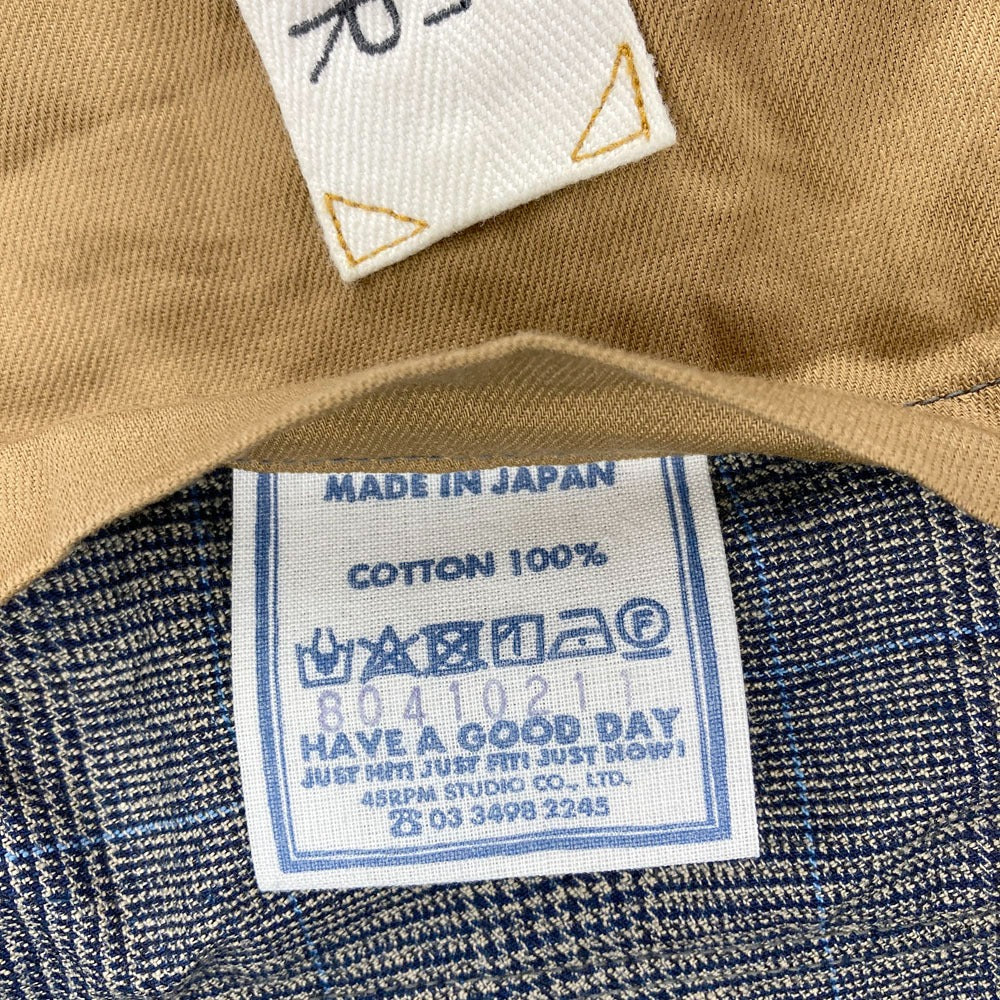 45R 908ブレザー 撚杢コットンツイード ジャケット