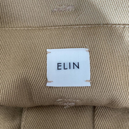 ELIN ハイウエストタックワイドパンツ