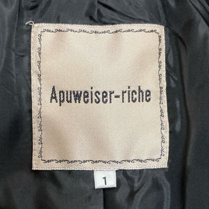 Apuweiser-riche 千鳥格子ツイードダブルジャケット