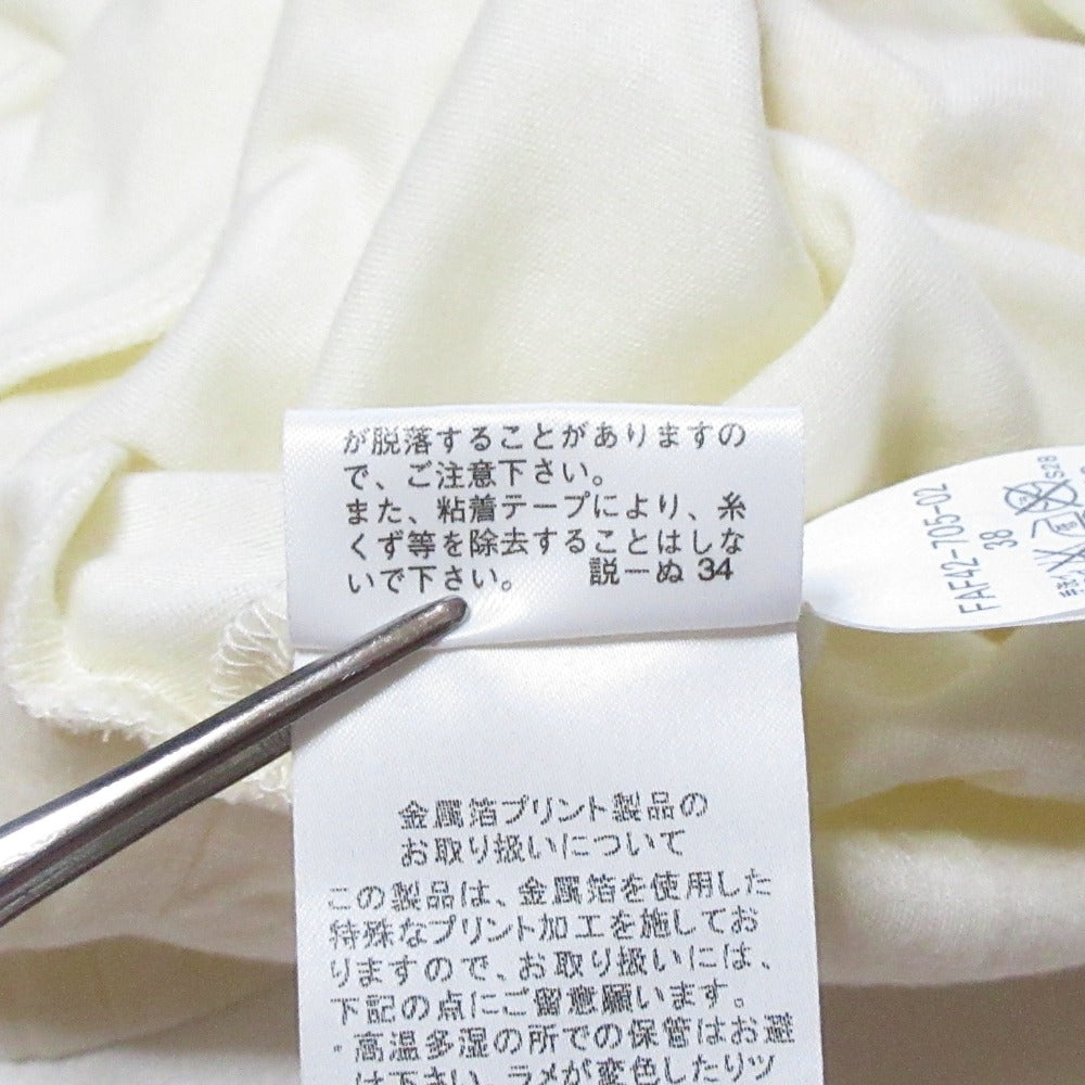バーバリーブルーレーベル ロゴプリント長袖カットソー