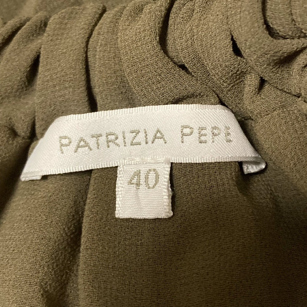 PATRIZIA PEPE アシンメトリープリーツシアースカート