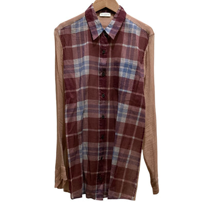 ドリスヴァンノッテン チェックロングシャツ