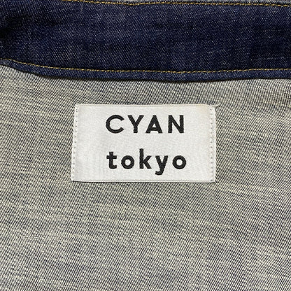 CYAN tokyo スタンドカラーデニムショートジャケット