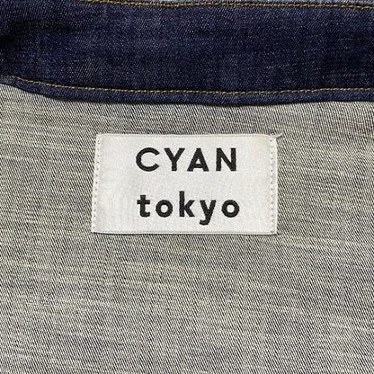 CYAN tokyo スタンドカラーデニムショートジャケット