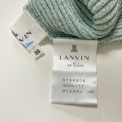 ランバンオンブルー リブニットカットソー