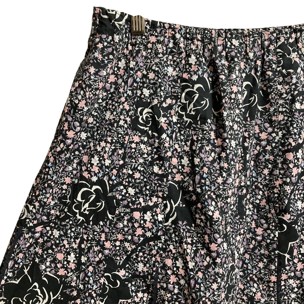 インゲボルグ 小花柄ロングスカート