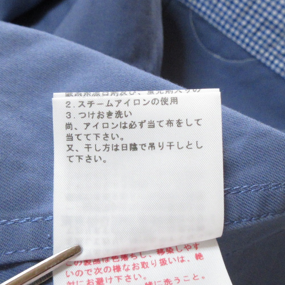ピンクハウス チェック柄ワッペンベストジャケット