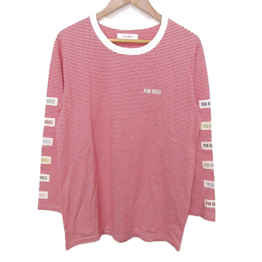 PINK HOUSE ボーダーロングスリーブTシャツ