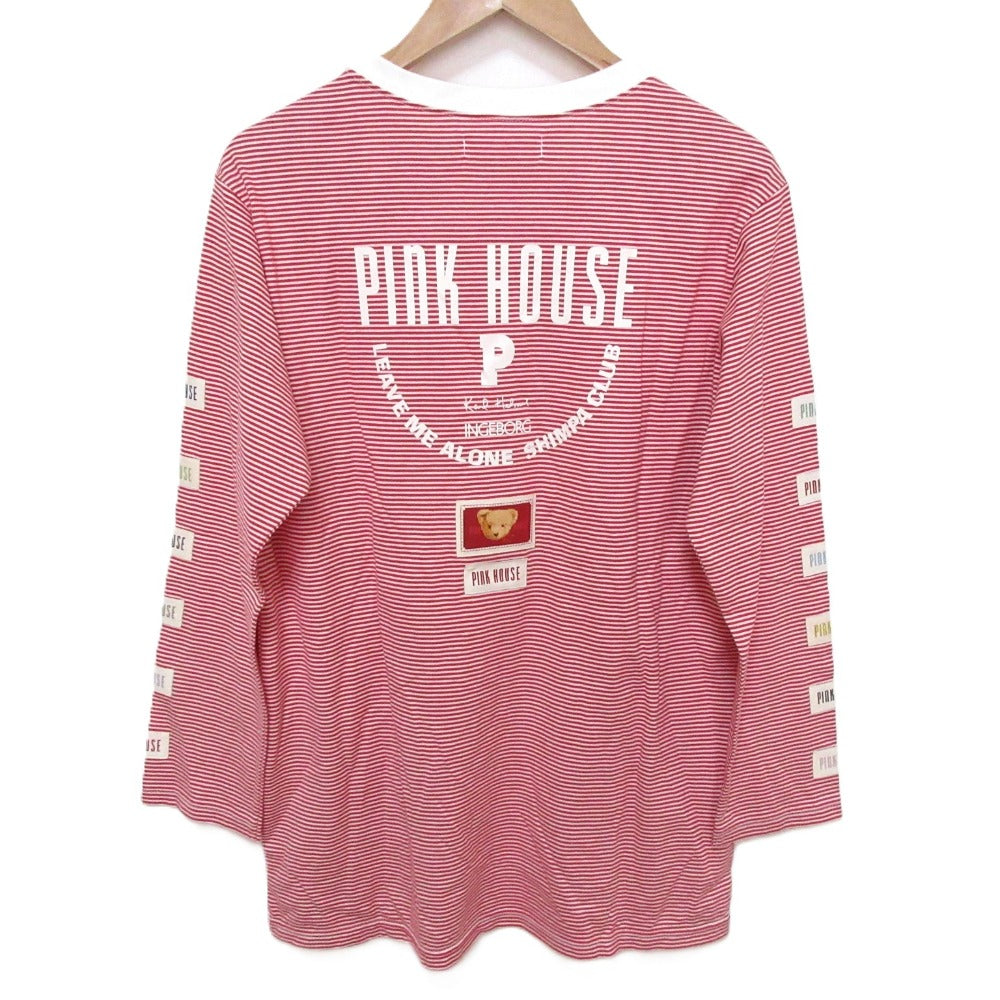 PINK HOUSE ボーダーロングスリーブTシャツ
