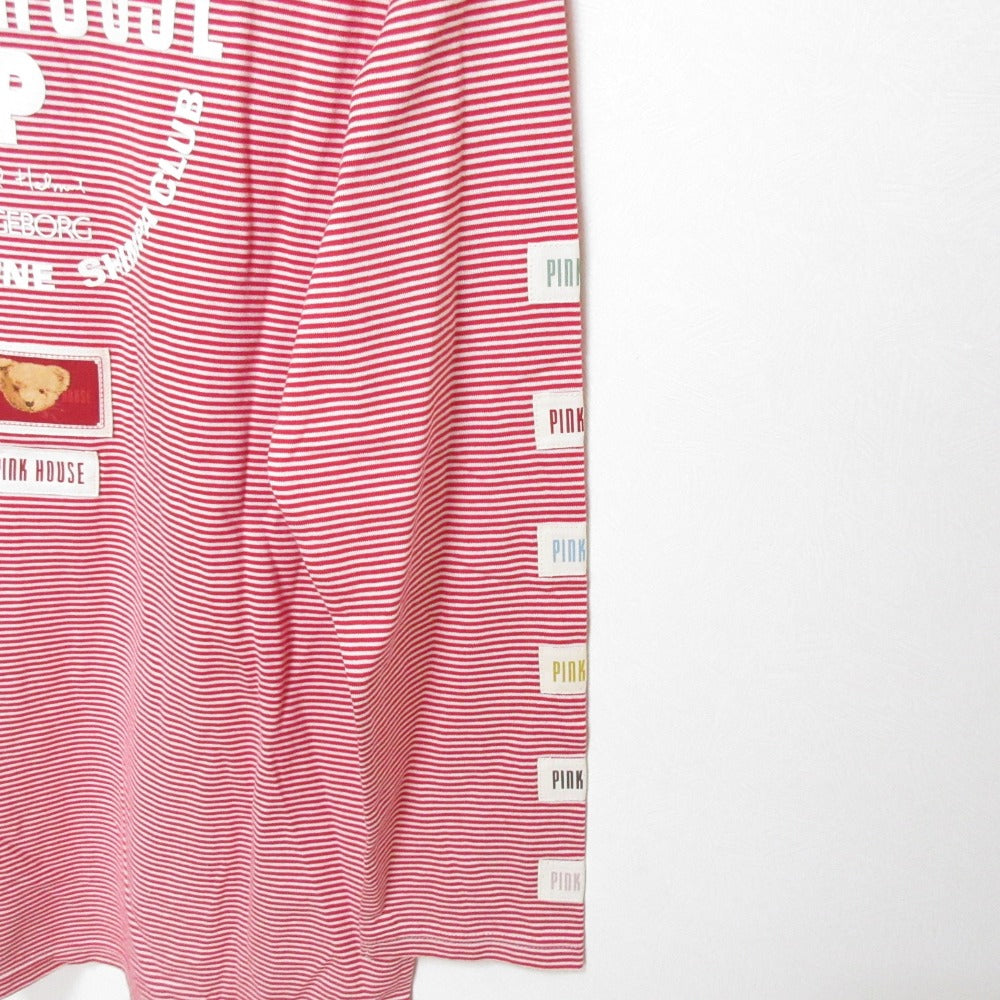 PINK HOUSE ボーダーロングスリーブTシャツ