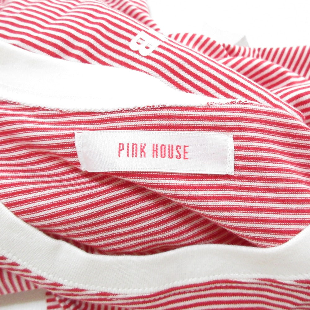 PINK HOUSE ボーダーロングスリーブTシャツ