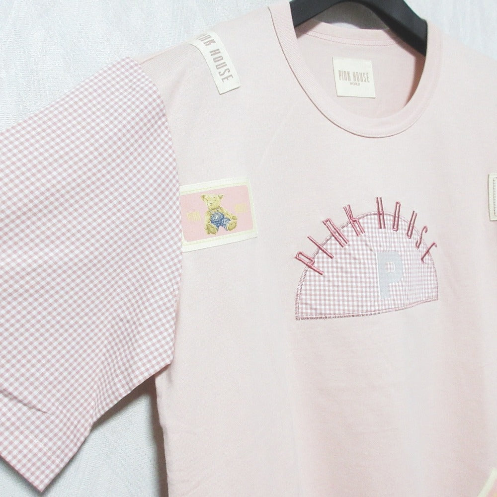 PINK HOUSE パッチワークカットソー