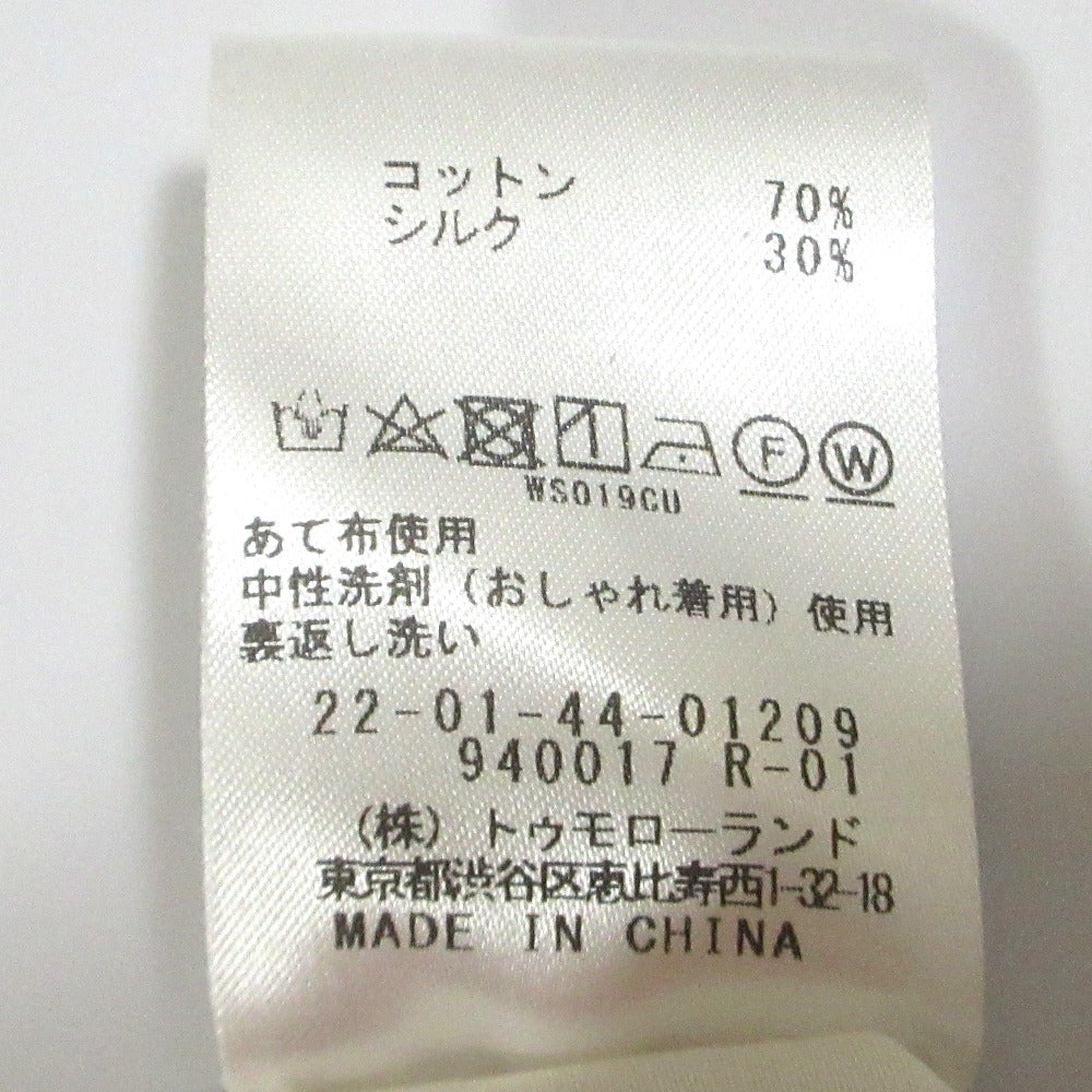 DES PRES コットンシルクポプリン タックチュニックシャツ