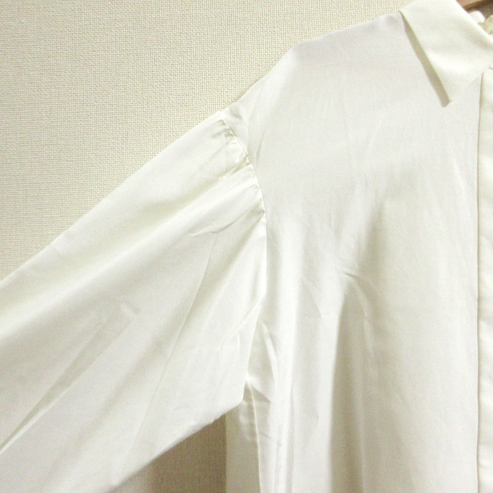 DES PRES コットンシルクポプリン タックチュニックシャツ