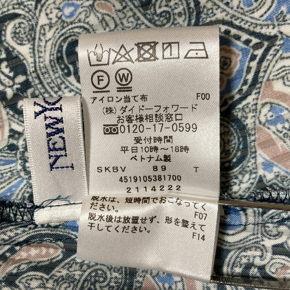 ニューヨーカー ペイズリープリントシルクブラウス