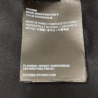 トーテム FLOWING JERSEY シャツドレス