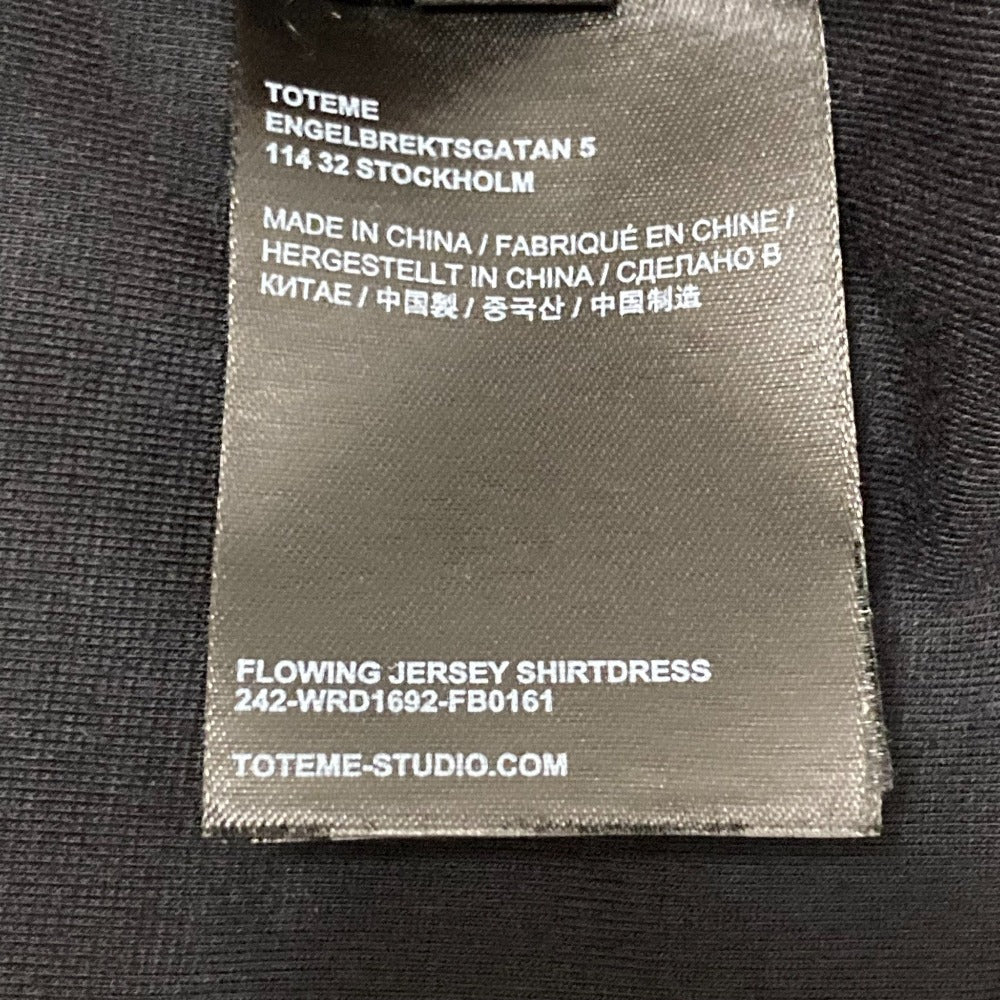 トーテム FLOWING JERSEY シャツドレス